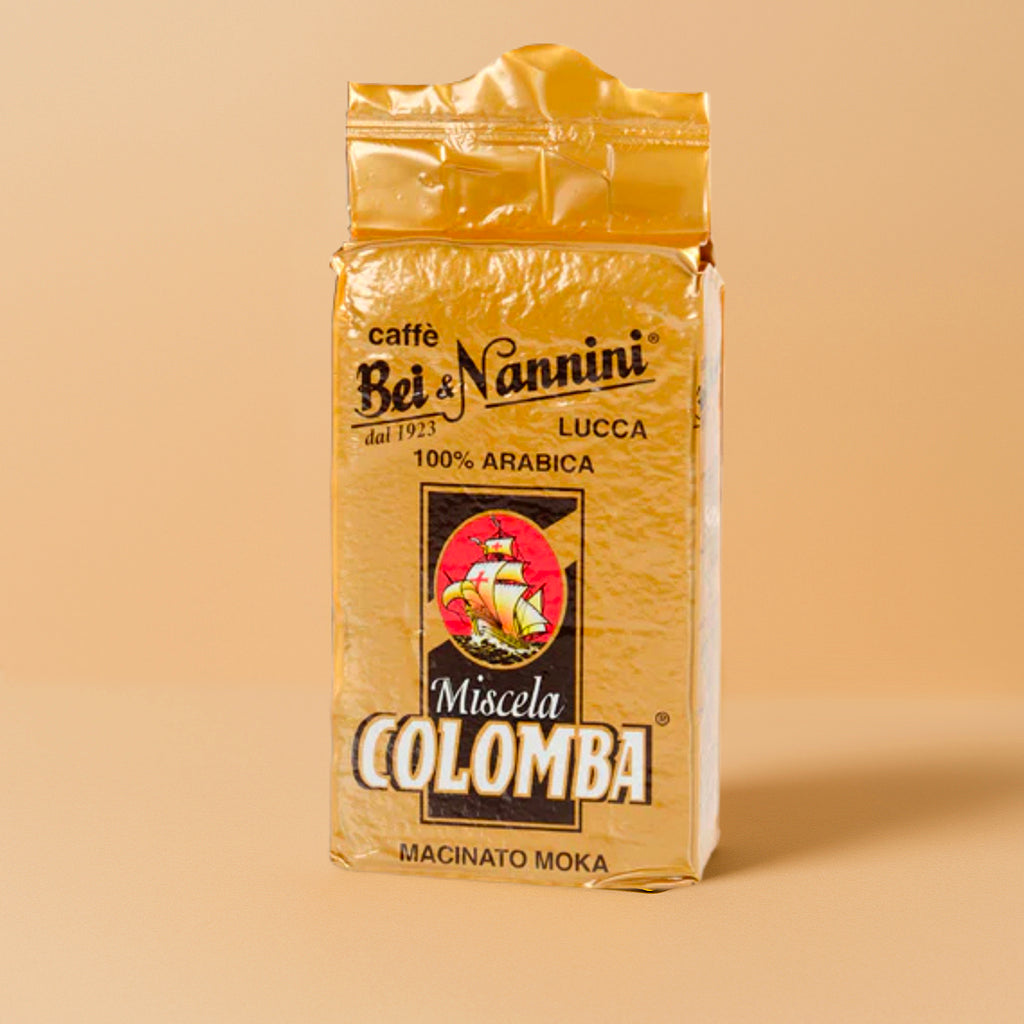 Caffe' Miscela Colomba - sacchetto macinato moka gr. 250 (n. 4 pacchetti da gr. 250 ciascuno)