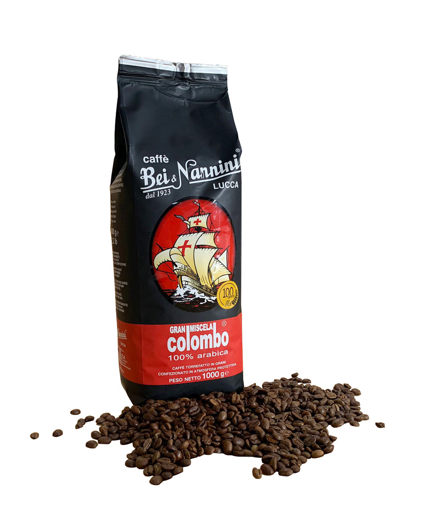 
                  
                    Caffe' Gran Miscela Colombo® - Sacchetto grani gr. 1000 - Pregiata miscela di caffè 100% arabica
                  
                