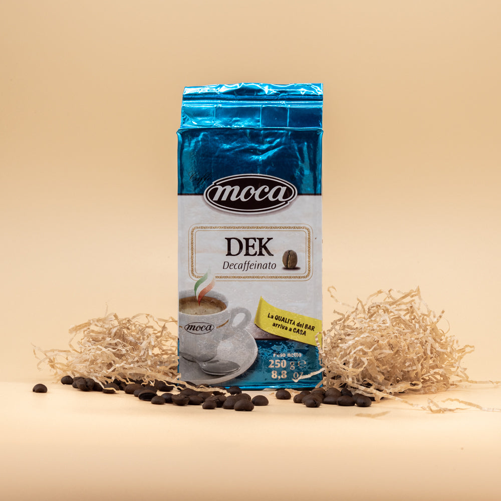 Caffè Decaffeinato Mocanotte 1 Kg. - 4 Confezioni macinato moka da 250gr.