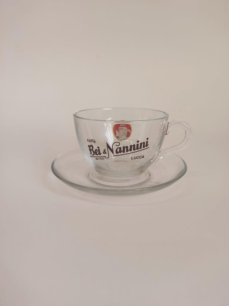 Tazza in vetro da cappuccino Bei & Nannini - Set da 6 tazze