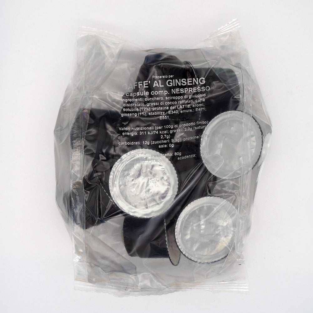 L'ESPRESSO Ginseng Nespresso ® Compatible* - Pack Of 10 - Buon Caffè By Luca - Foto 6