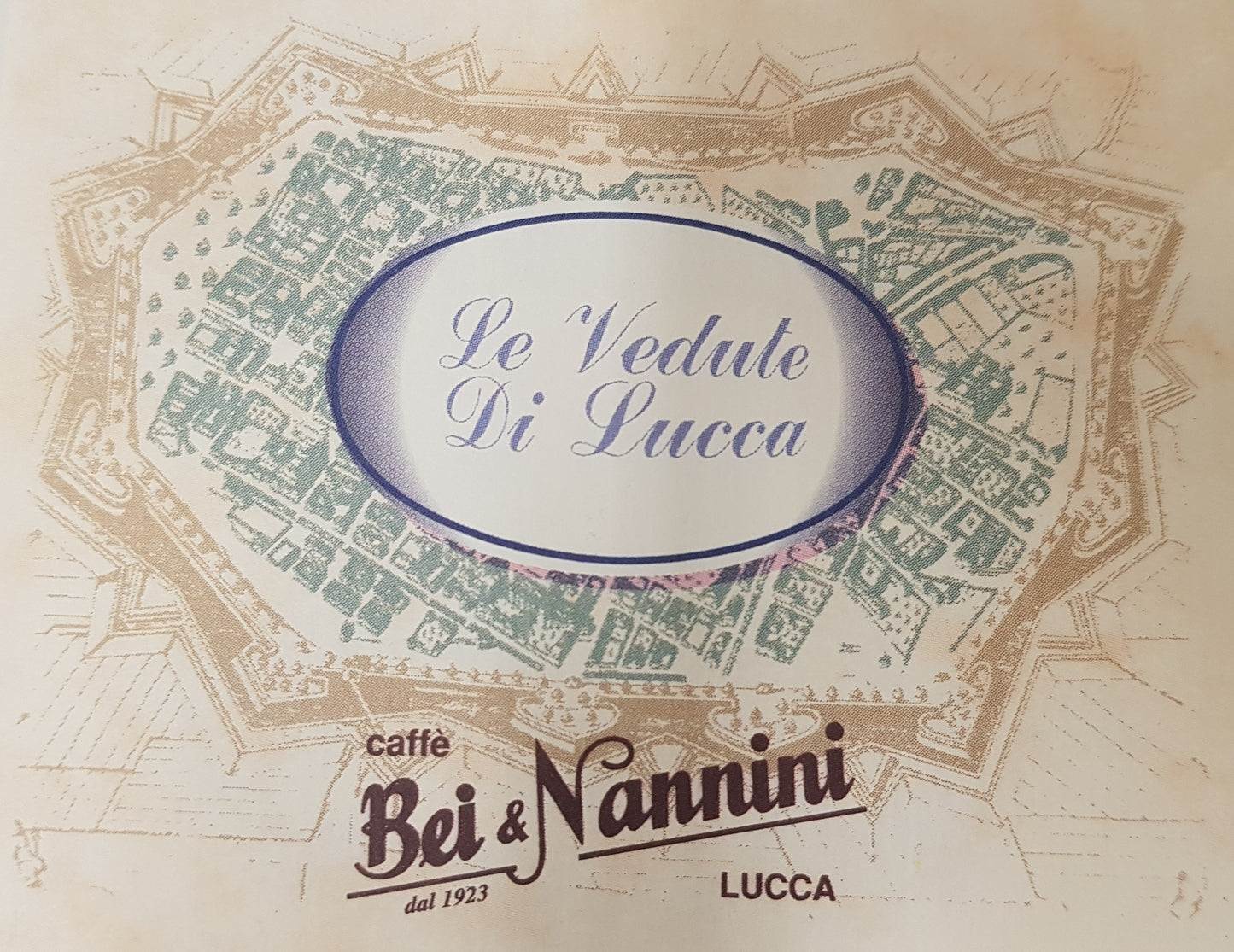Le vedute di Lucca - 1 Tazzina con piattino OMAGGIO