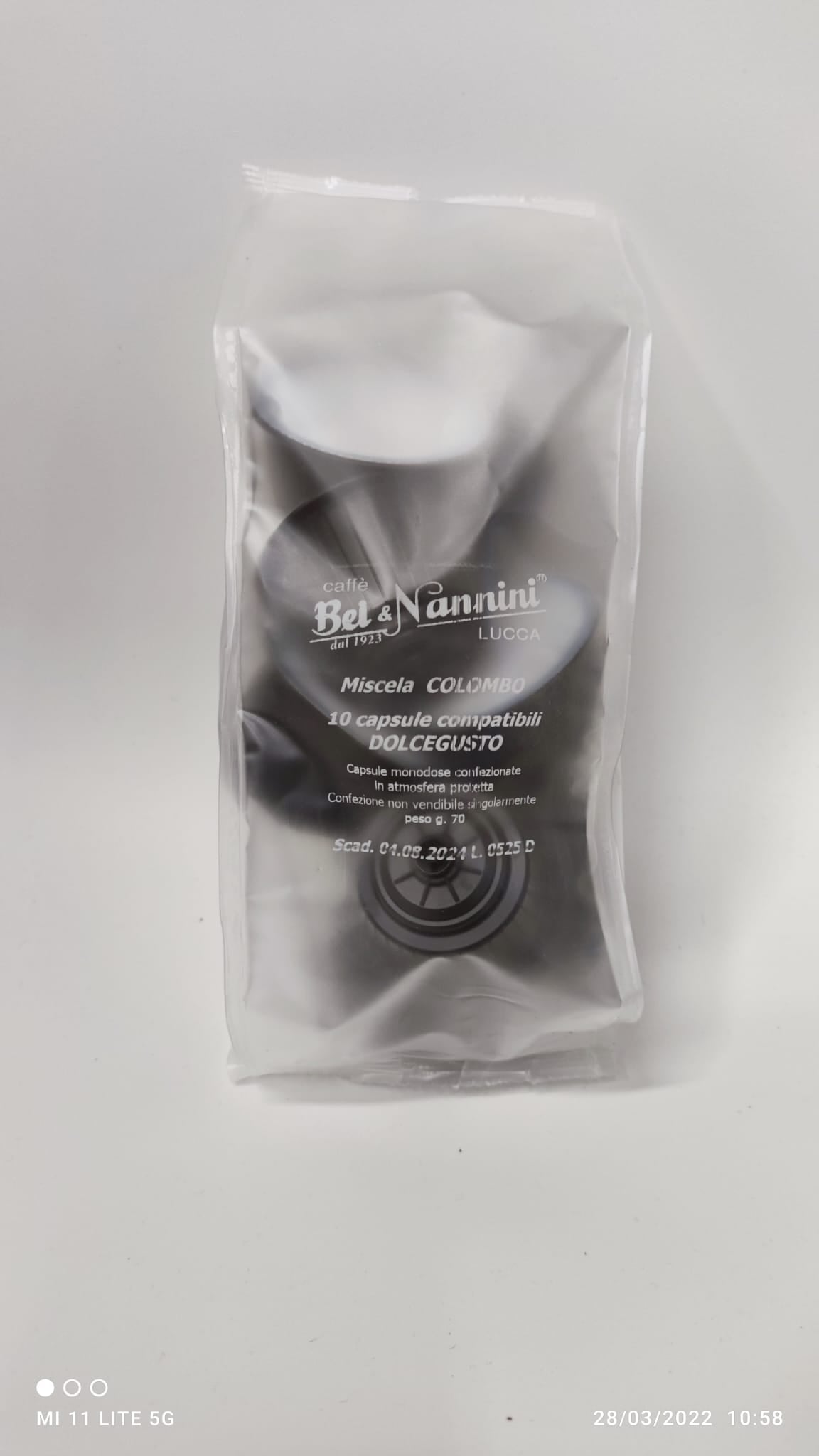 Caffè Gran Miscela Colombo®- Capsule compatibili Dolce Gusto® - scatola da 50 capsule - Pregiata miscela di caffè 100% arabica