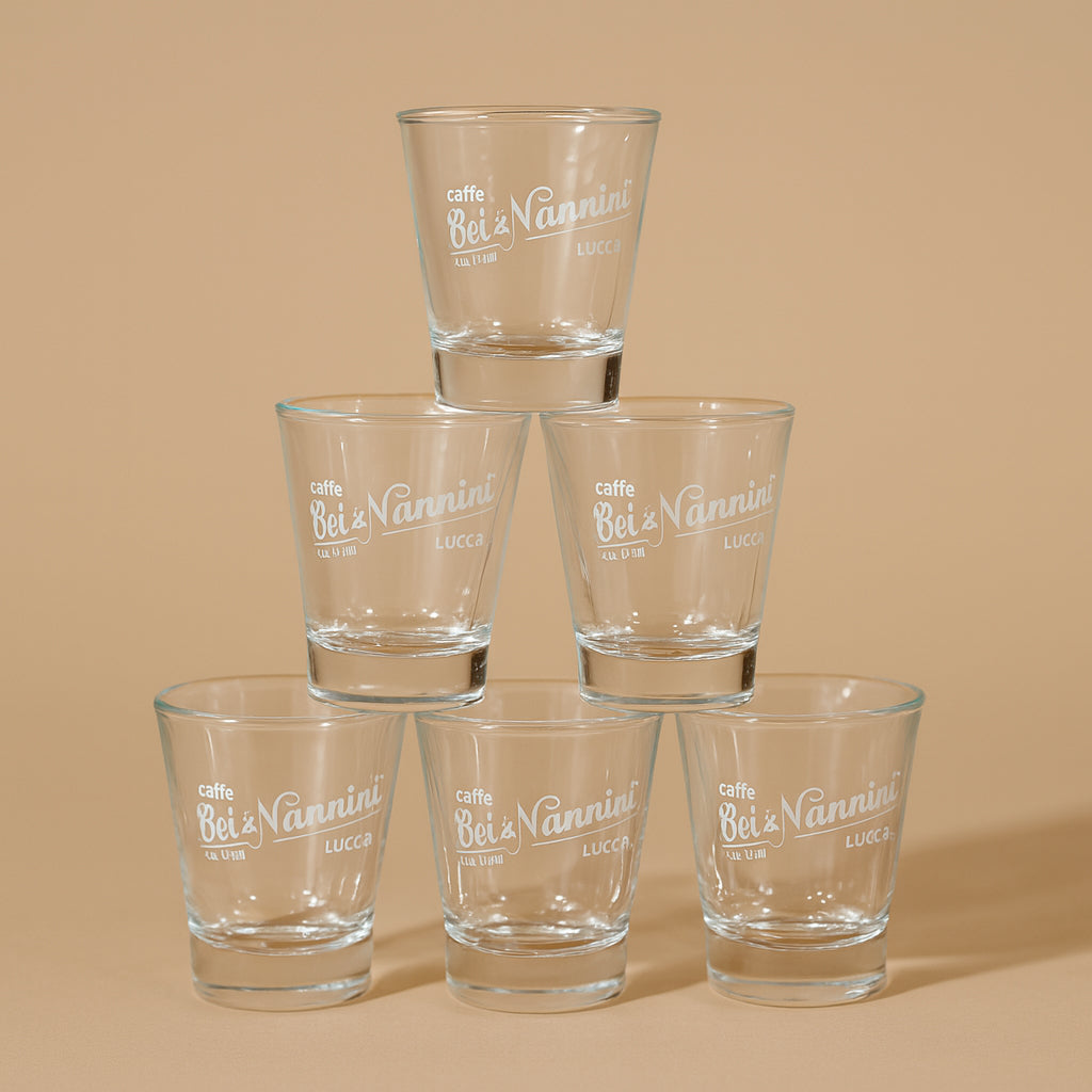 Glass tumbler "Caffeino" - Set of 6 pieces