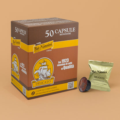 Caffè Gran Miscela Delicato - Capsules compatibles A Modo Mio® - boîte de 50 capsules