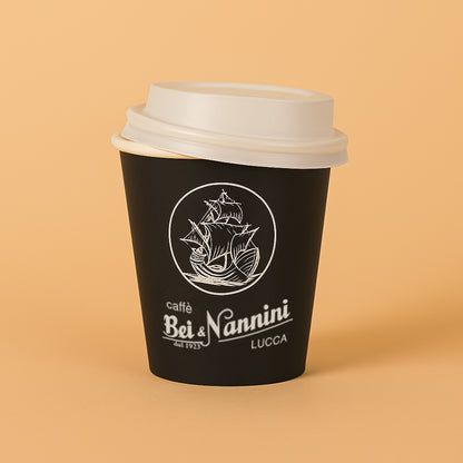 Bicchieri Take Away 9oz con coperchio (100 bicchieri + 100 coperchi)