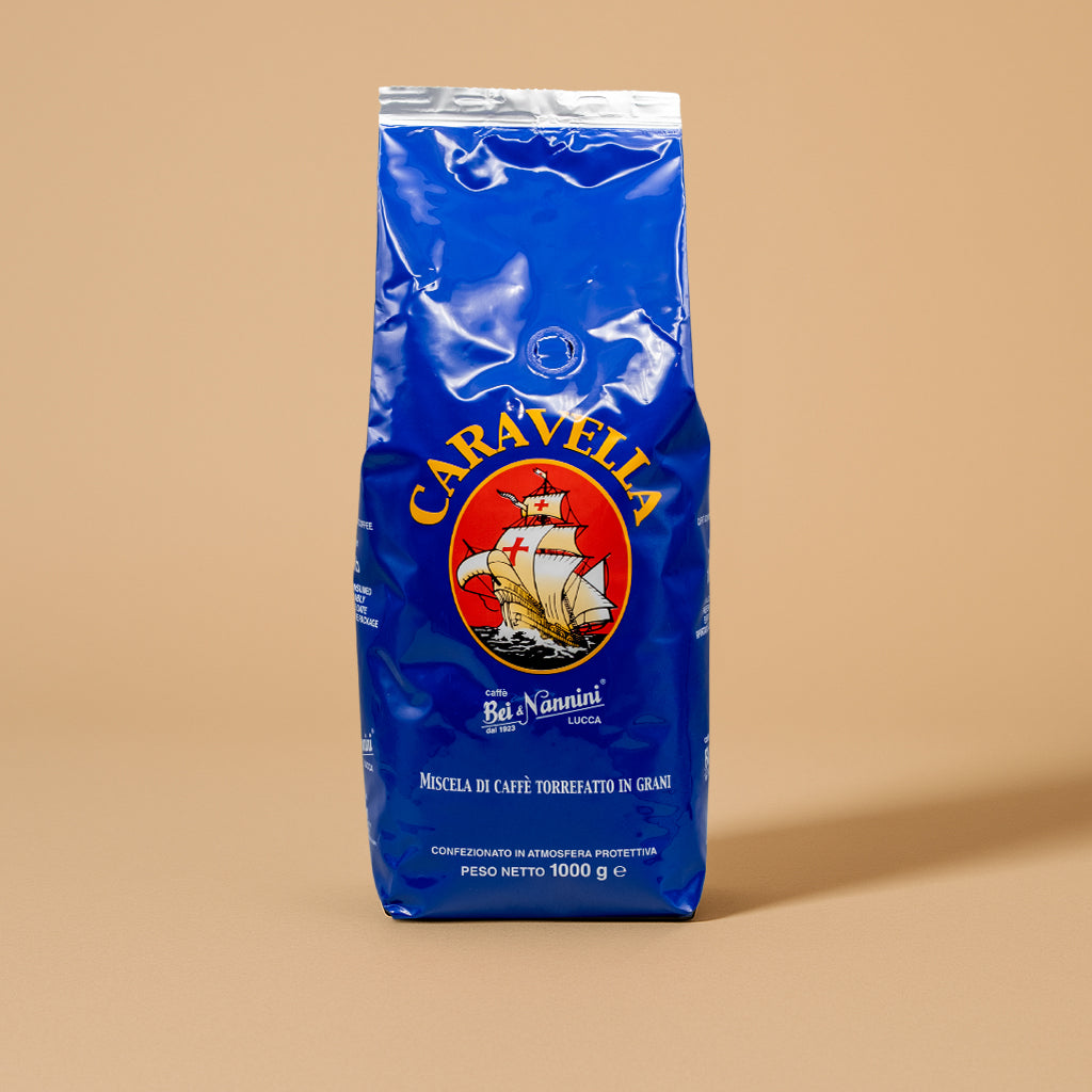 Miscela di caffè torrefatto Caravella - Sacchetto grani gr. 1000