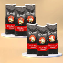 Caffè in grani Bei & Nannini confezione FAMIGLIA - Miscela Delicato - 6x500g