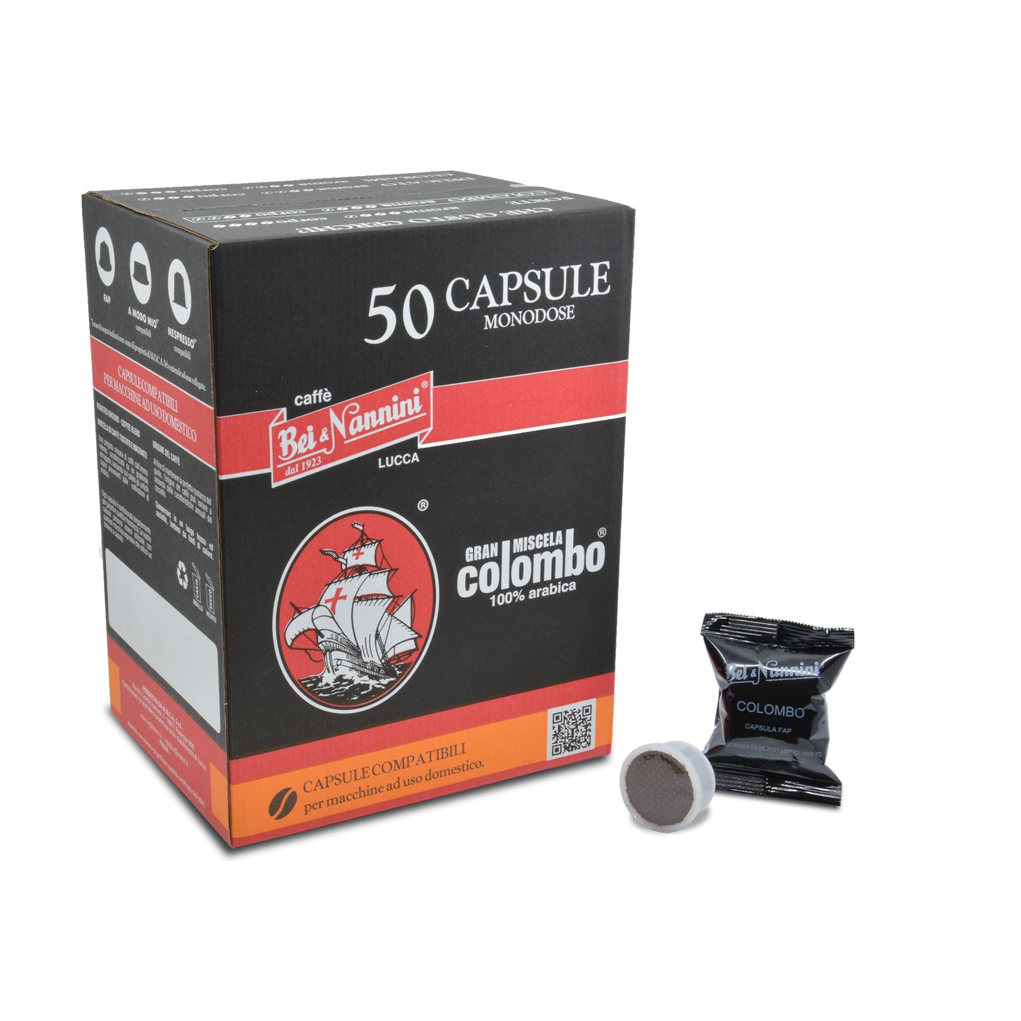 Capsule Caffè Compatibili Espresso Point Fap® - Gran Miscela Colombo® - 200pz