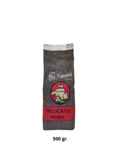 
                  
                    Caffe' Miscela Delicato - Sacchetto Grani Gr. 500
                  
                