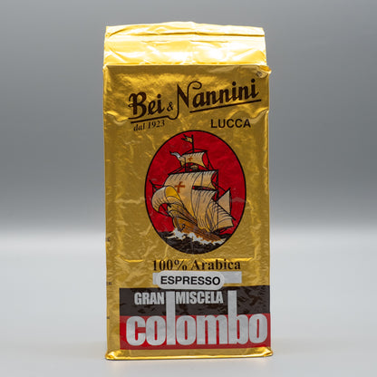 Caffe' Gran Miscela Colombo® - bag of ground espresso bar gr. 250 (4 packets of 250g each) - Fine blend of 100% arabica coffee