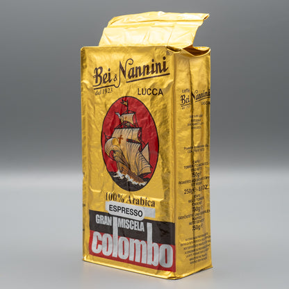 Caffe' Gran Miscela Colombo® - bag of ground espresso bar gr. 250 (4 packets of 250g each) - Fine blend of 100% arabica coffee