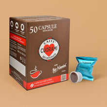 Cuoramì® Decaffeinated Coffee - Espresso Point Fap® compatible capsules - box of 50 capsules 