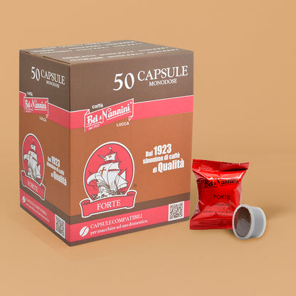 Caffè Miscela Forte- Capsule compatibili Espresso Point Fap® - scatola da 50 capsule