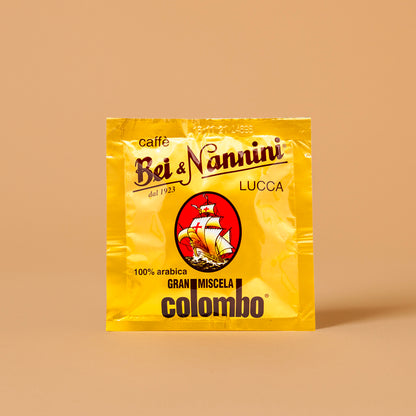 Caffè in cialde Gran Miscela Colombo® - 300pz ESE 44 mm in carta filtro compostabile