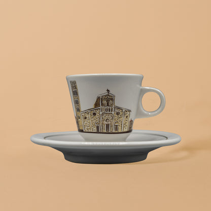 Le vedute di Lucca - 1 Tazzina con piattino OMAGGIO