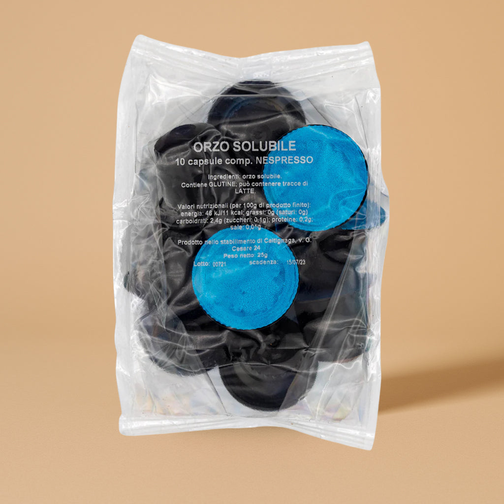 Nespresso® compatible soluble barley capsules - box of 100 capsules