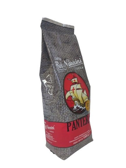 
                  
                    Miscela di caffè torrefatto PANTERA - Sacchetto grani gr. 1000
                  
                