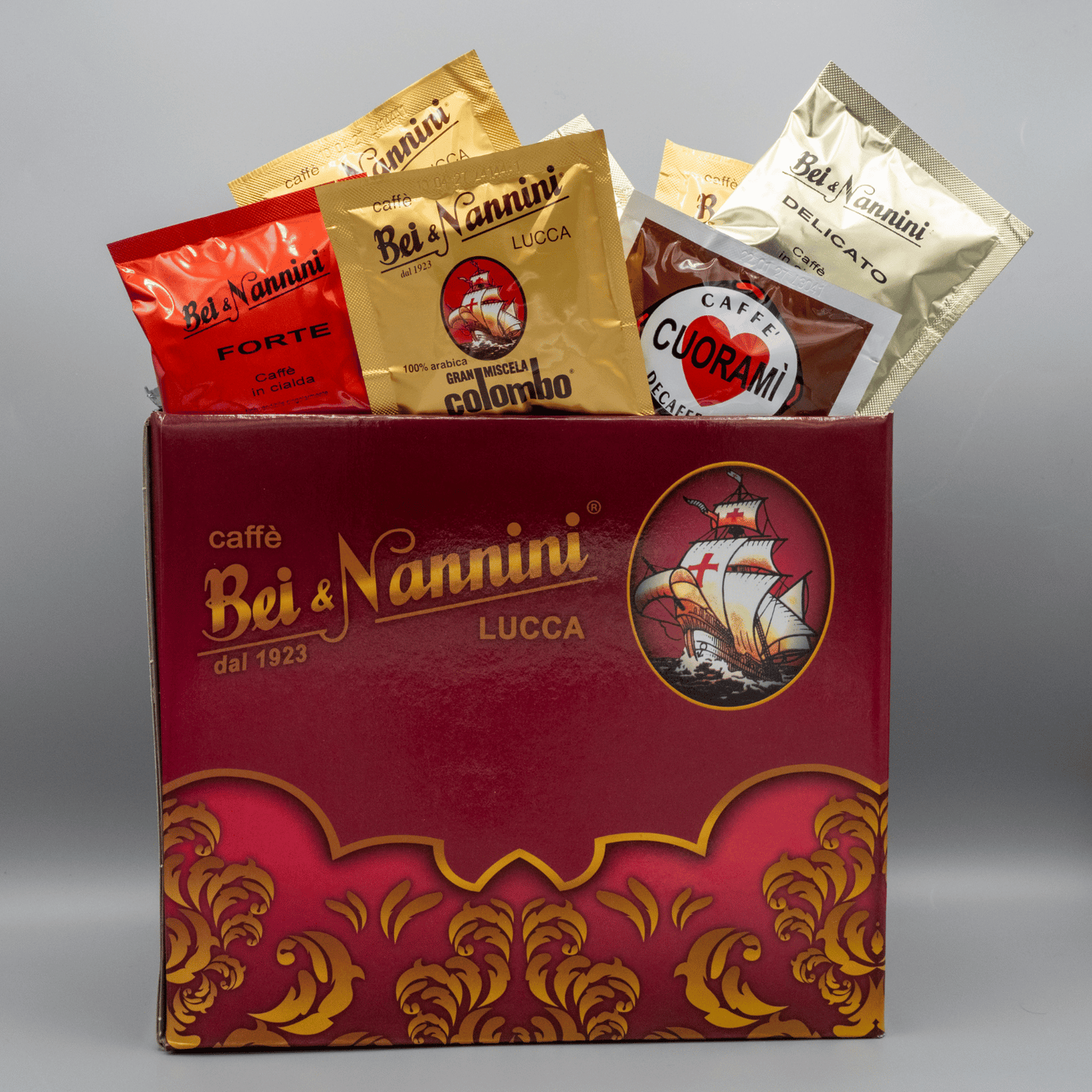 ESE 44 pods - Gran Miscela Colombo® - box of 50 pods - Fine blend of 100% arabica coffee