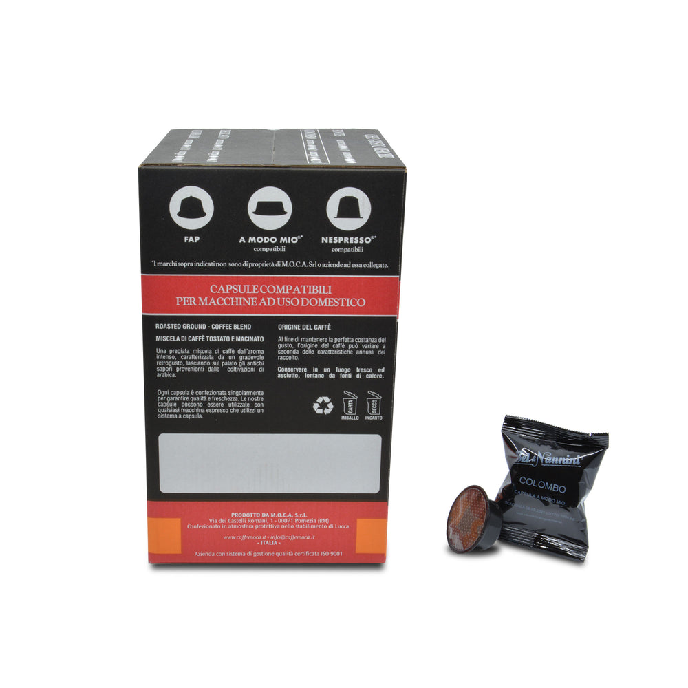 Colombo® Gran Blend Coffee - A Modo Mio® compatible capsules – Caffè Bei &  Nannini