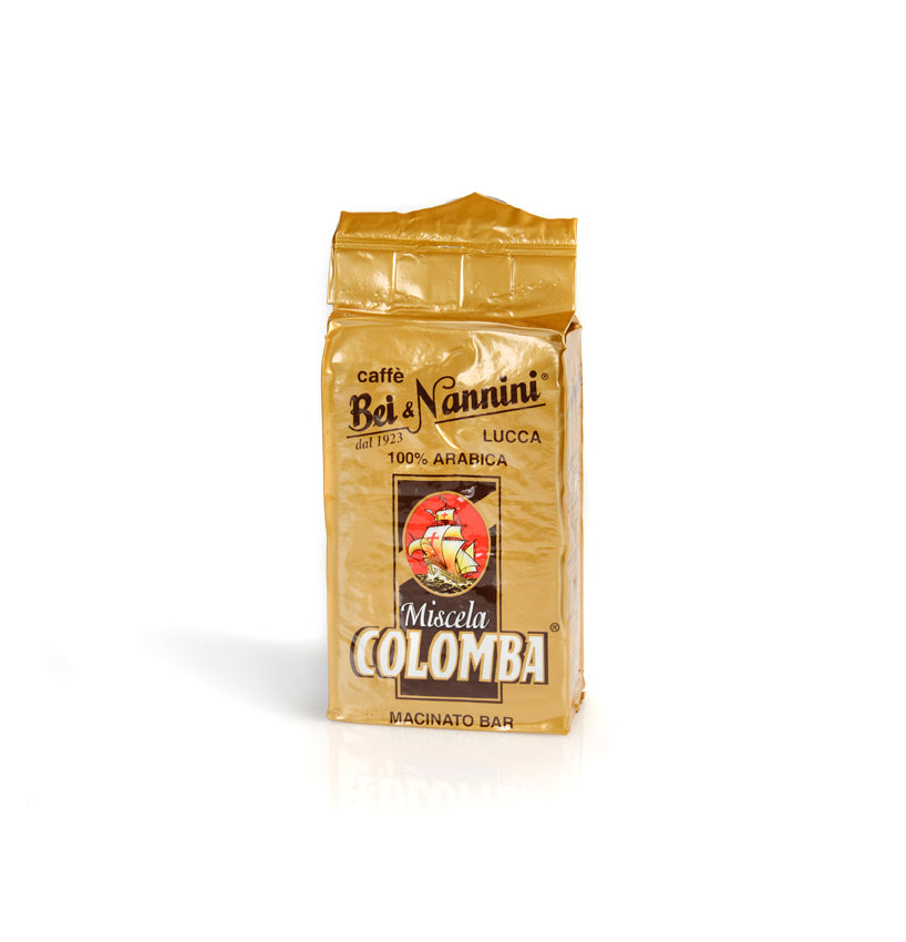 
                  
                    Caffe' Miscela Colomba - sacchetto espresso gr. 250 (n. 4 pacchetti da gr. 250 ciascuno)
                  
                