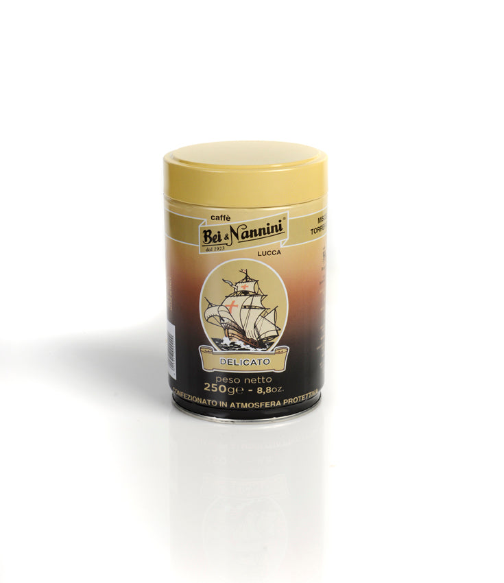 Caffe' Miscela Delicato - barattolo macinato moka gr. 250  (n. 4 barattoli da gr. 250 ciascuno)