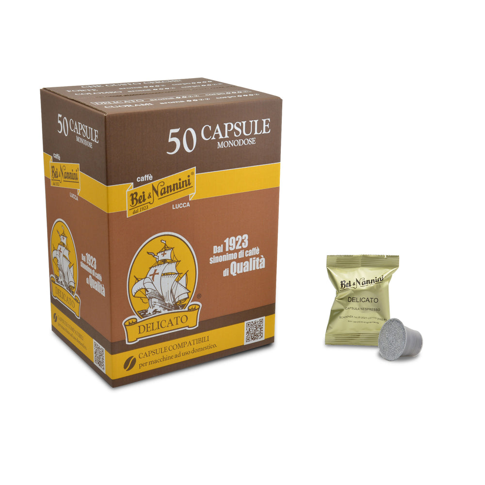 Caffè Miscela Delicato - Capsule compatibili Nespresso® - scatola da 50 capsule