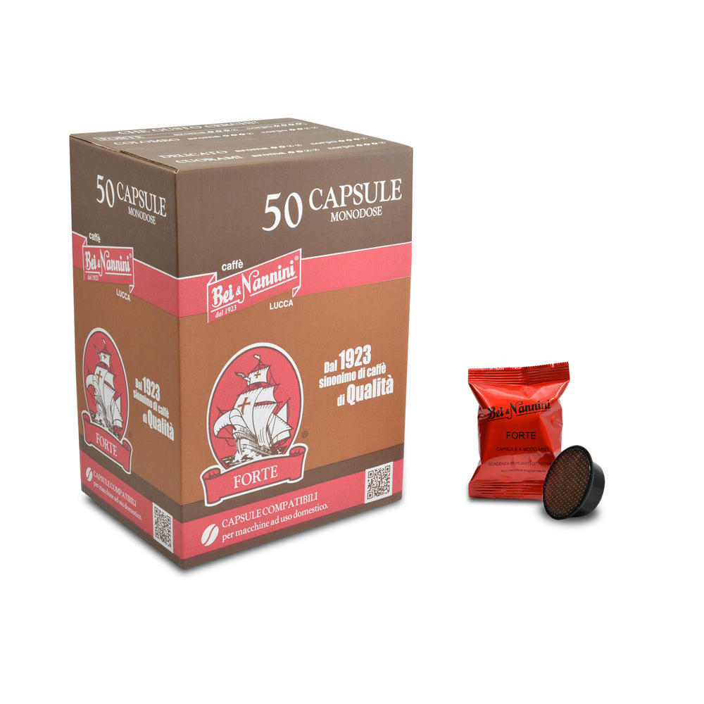 Caffè Miscela Forte - Capsule compatibili A Modo Mio® - scatola da 50 capsule