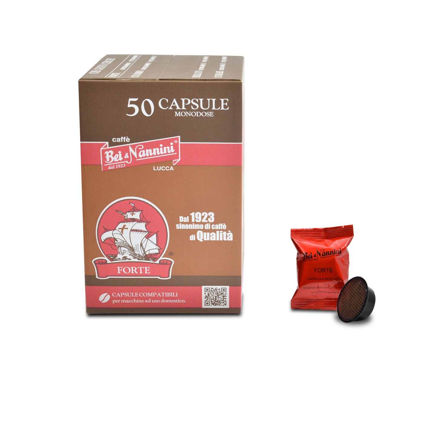 
                  
                    Caffè Miscela Forte - Capsule compatibili A Modo Mio® - scatola da 50 capsule
                  
                