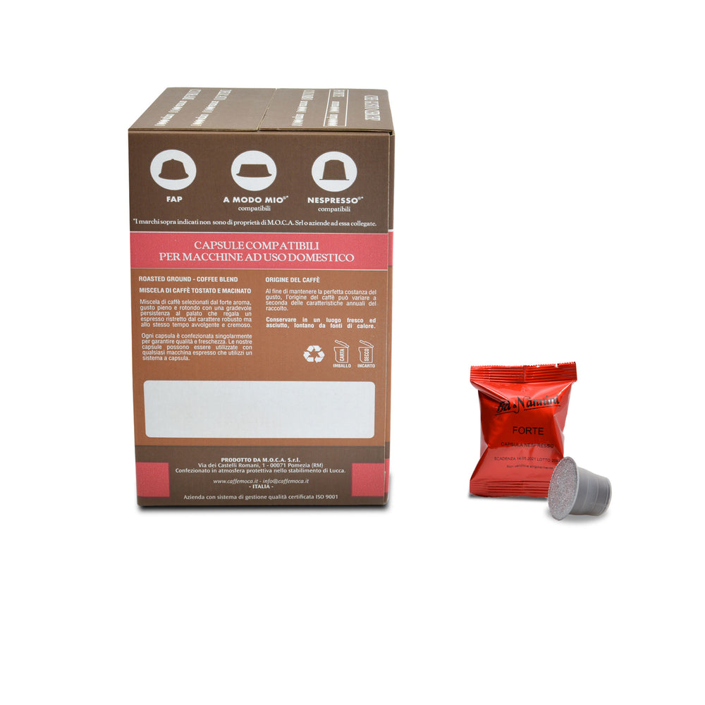 
                  
                    Caffè Miscela Forte - Capsule compatibili Nespresso® - scatola da 50 capsule
                  
                