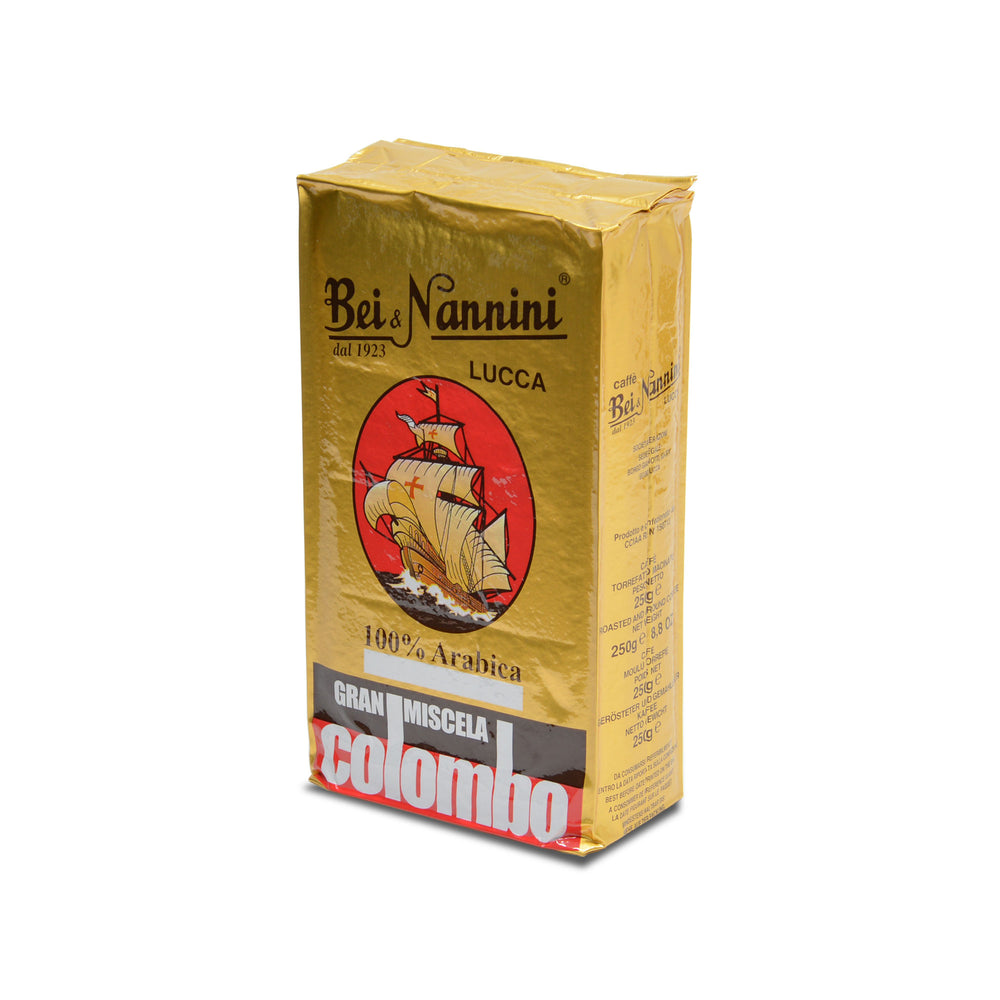 Caffè Gran Miscela Colombo® - sacchetto macinato moca gr. 250 (n. 4 pacchetti da gr. 250 ciascuno)