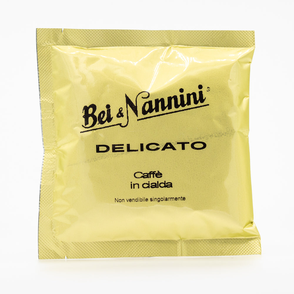 Cialde ESE 44 - Miscela Delicato - scatola da 50 cialde – Caffè Bei &  Nannini