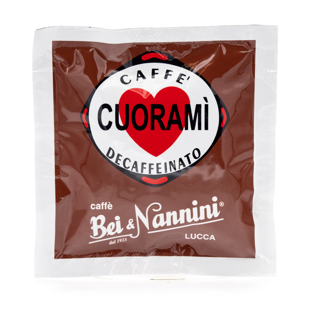 Cialde ESE 44 - Miscela Decaffeinato Cuoramì® - scatola da 50 cialde –  Caffè Bei & Nannini