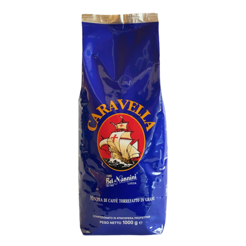 Miscela di caffè torrefatto Caravella - Sacchetto grani gr. 1000