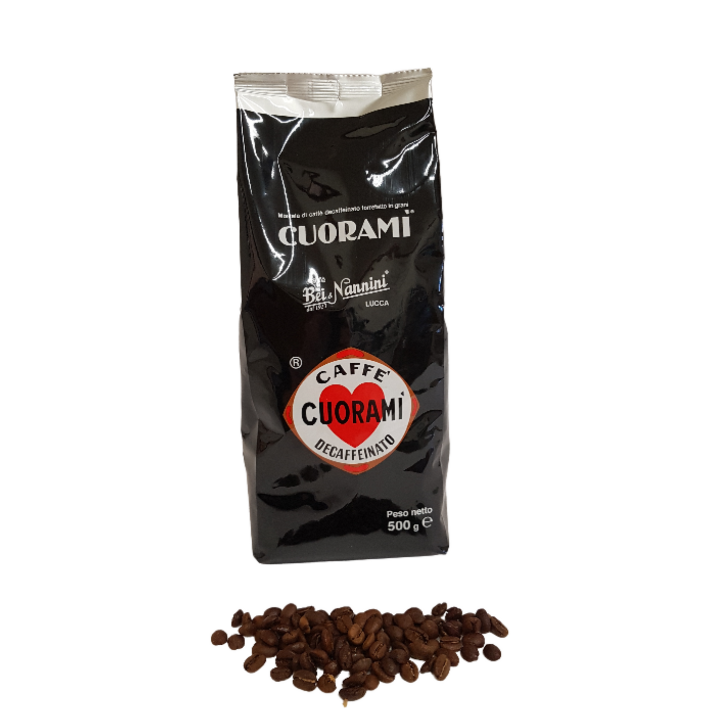 
                  
                    Cuoramì® Decaffeinated Blend Coffee - bag of beans (500g)
                  
                
