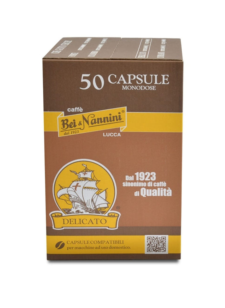 
                  
                    Caffè Miscela Delicato - Capsule compatibili Dolce Gusto® - scatola da 50 capsule
                  
                